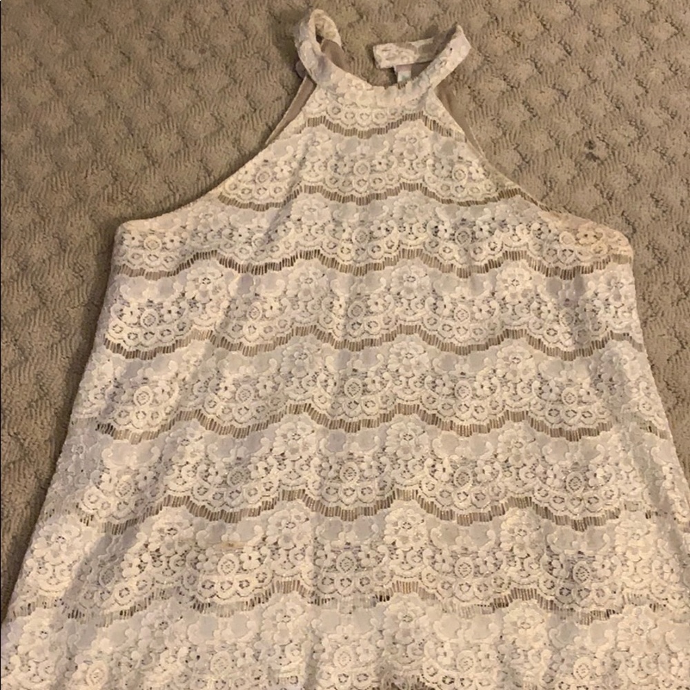 ❄️ White Lace Dress Tank ❄️